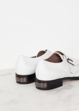 Load image into Gallery viewer, Golf Shoe in White - brown
