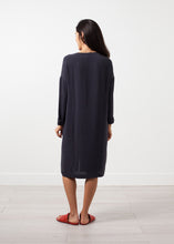 Load image into Gallery viewer, Long Sleeve Silk Dress - pink
