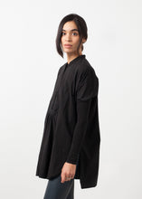 Load image into Gallery viewer, Oversized Bibbed Blouse - gray
