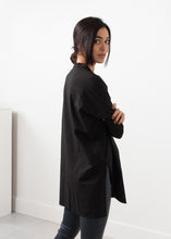 Load image into Gallery viewer, Oversized Bibbed Blouse - gray
