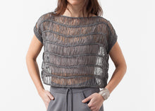 Load image into Gallery viewer, Gol Threaded Top - violet
