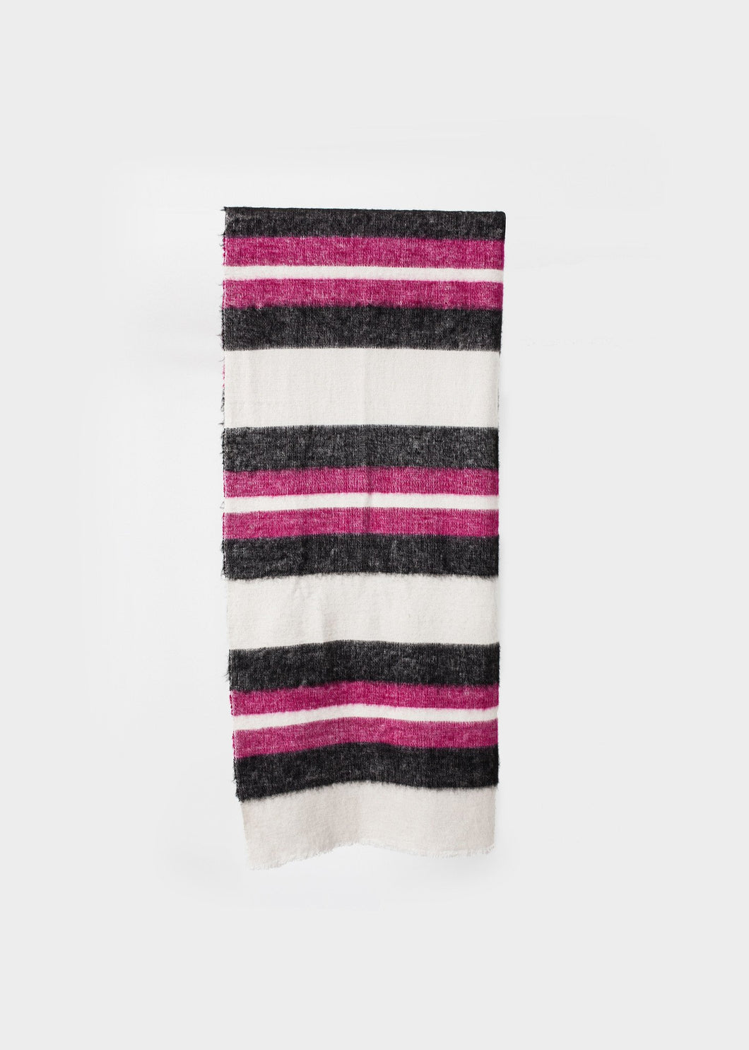 Dolpo Shawl in Red Multi - green