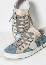 Load image into Gallery viewer, Metallic Sequin Low Top Sneaker - orange
