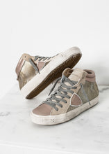 Load image into Gallery viewer, Sequin High Top Sneaker - purple
