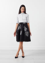 Load image into Gallery viewer, Short Silk Skirt - blue
