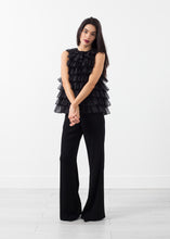 Load image into Gallery viewer, Organza Ruffle Top - green

