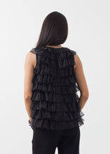 Load image into Gallery viewer, Organza Ruffle Top - green
