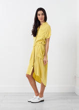 Load image into Gallery viewer, Ultime Silk Shirt Dress - apricot
