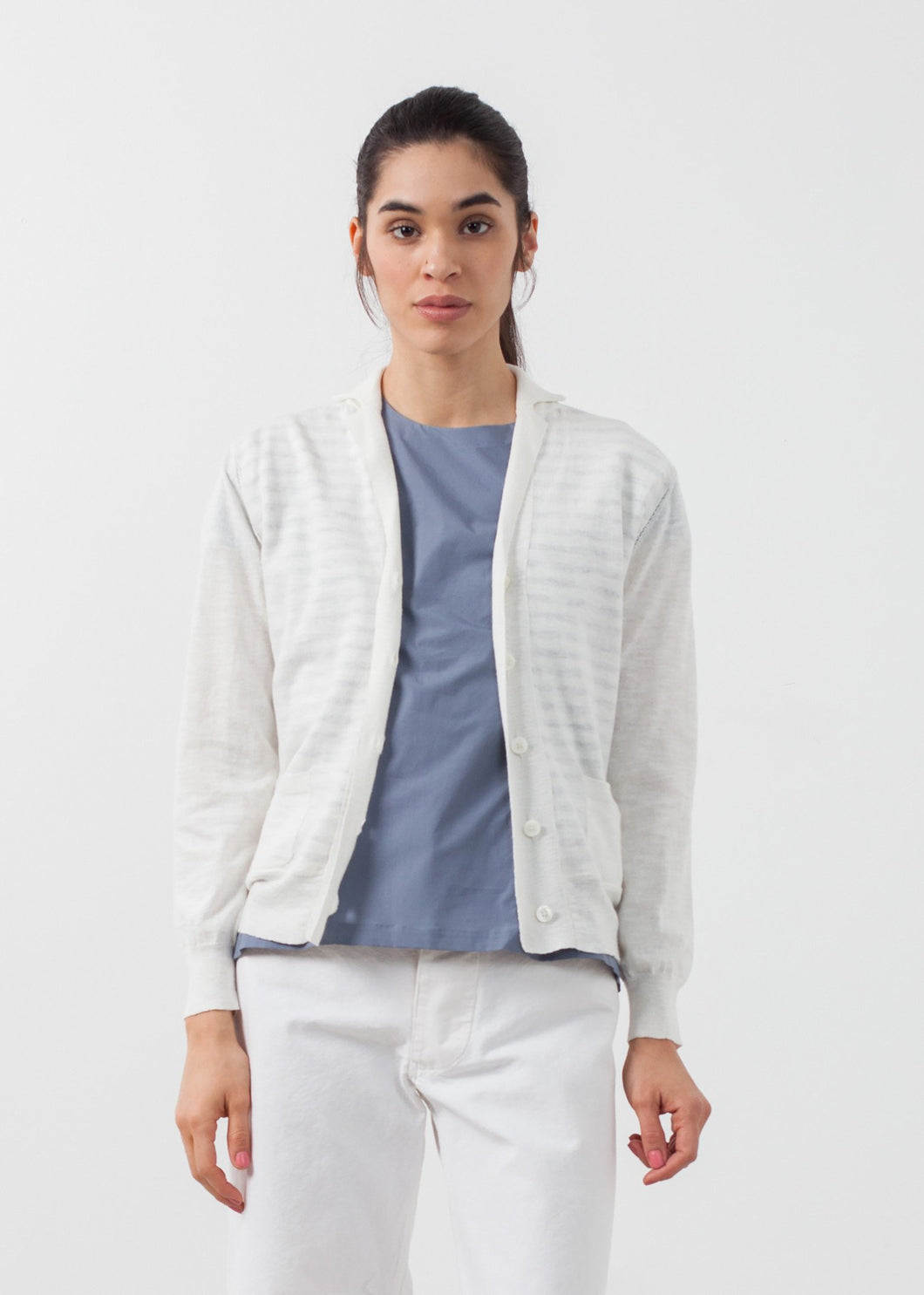 Lime Cardigan - violet