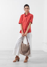 Load image into Gallery viewer, Short Sleeve Button Up - green
