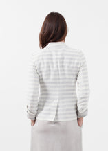 Load image into Gallery viewer, Lavanda Stripe Blazer - gray
