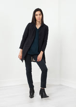Load image into Gallery viewer, Nylon Long Jacket - black
