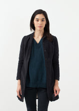 Load image into Gallery viewer, Nylon Long Jacket - black
