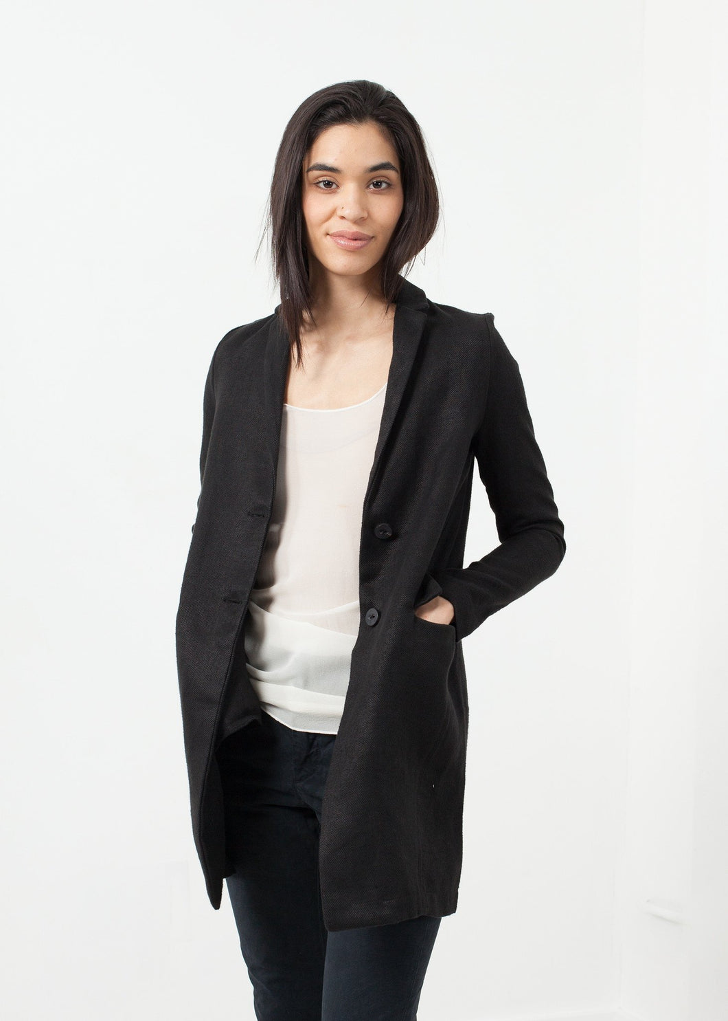 Hemp Jacket - black