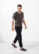 Load image into Gallery viewer, V-Neck Tee - black
