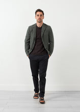 Load image into Gallery viewer, Five Button Cotton Blazer - indigo
