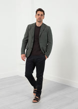 Load image into Gallery viewer, Five Button Cotton Blazer - indigo
