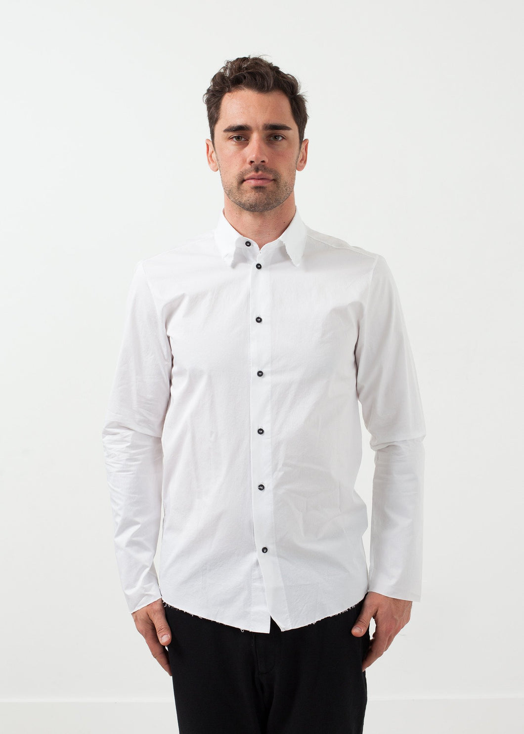 Moun Button Up - white