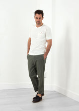 Load image into Gallery viewer, Flat Front Cuffed Trouser - brown
