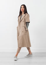 Load image into Gallery viewer, Rolled Sleeve Trenchcoat - orange

