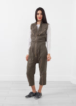 Load image into Gallery viewer, Sleeveless Harem Flightsuit - gray
