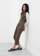 Load image into Gallery viewer, Sleeveless Harem Flightsuit - gray
