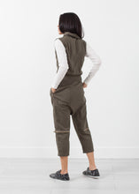 Load image into Gallery viewer, Sleeveless Harem Flightsuit - gray
