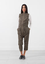 Load image into Gallery viewer, Sleeveless Harem Flightsuit - gray
