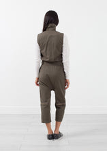 Load image into Gallery viewer, Sleeveless Harem Flightsuit - gray
