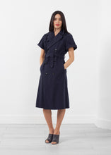Load image into Gallery viewer, Rolled Sleeve Trenchcoat - brown
