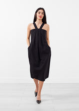Load image into Gallery viewer, V-Strap Pocket Dress - yellow
