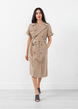 Load image into Gallery viewer, Rolled Sleeve Trenchcoat - orange
