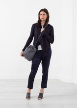 Load image into Gallery viewer, Draped Neck Cardigan - violet
