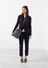 Load image into Gallery viewer, Draped Neck Cardigan - violet
