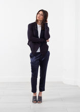 Load image into Gallery viewer, Draped Neck Cardigan - violet
