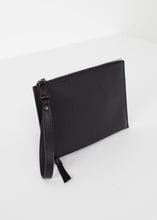 Load image into Gallery viewer, Double Zip Clutch - black
