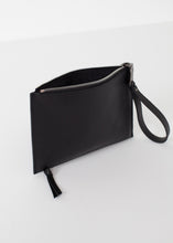 Load image into Gallery viewer, Double Zip Clutch - black
