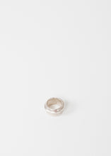Load image into Gallery viewer, Ring 56 in Silver - red
