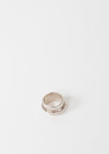 Load image into Gallery viewer, Ring 56 in Silver - red
