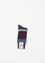 Load image into Gallery viewer, London Stripe Sock - red
