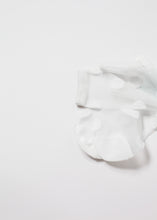 Load image into Gallery viewer, Large Polka Dot Sheer Crew - apricot
