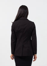 Load image into Gallery viewer, Double Pocket Blazer in Black - purple
