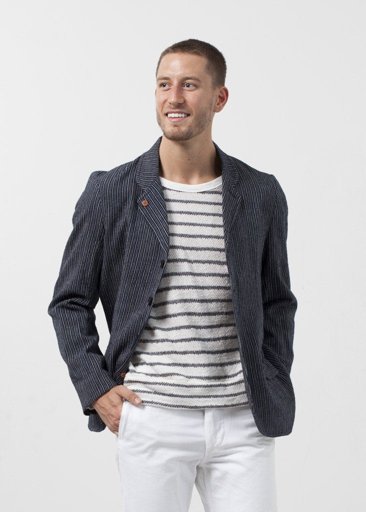 Five Button Blazer - brown
