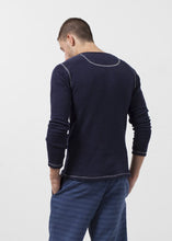 Load image into Gallery viewer, Two Button Henley - white
