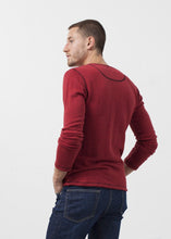 Load image into Gallery viewer, Two Button Henley - white
