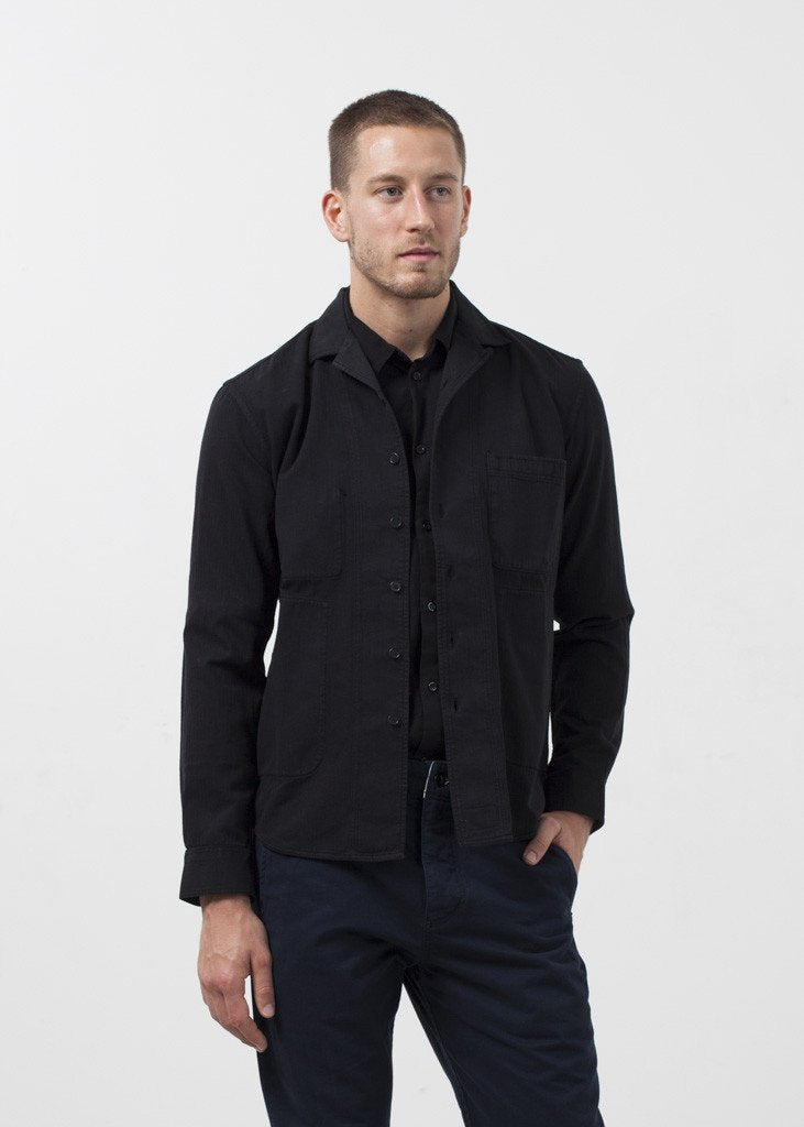 Workers Shirt Jacket - black