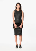 Load image into Gallery viewer, Iranta Leather Dress in Black - brown
