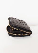 Load image into Gallery viewer, Elodie Leather Wallet in Black - yellow
