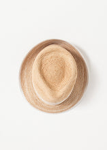 Load image into Gallery viewer, Washboard Hat in Straw/White - violet
