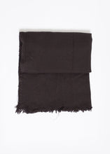 Load image into Gallery viewer, Simple Scarf in Old Black - apricot
